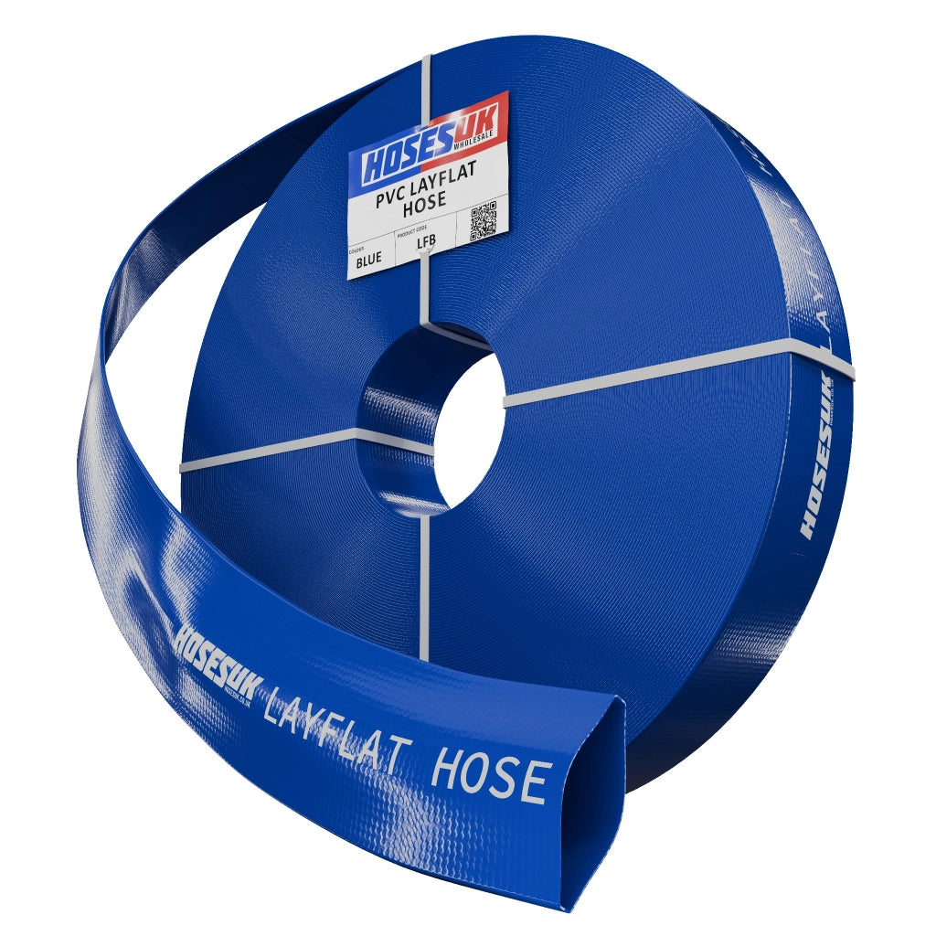 PVC Layflat Hose Blue