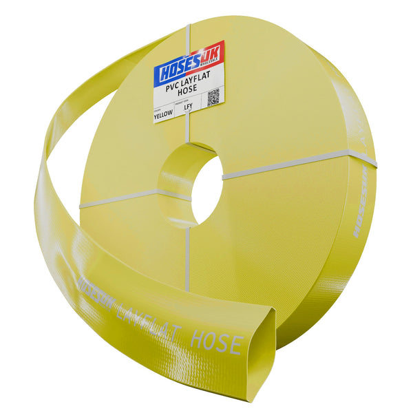 PVC Layflat Hose Yellow