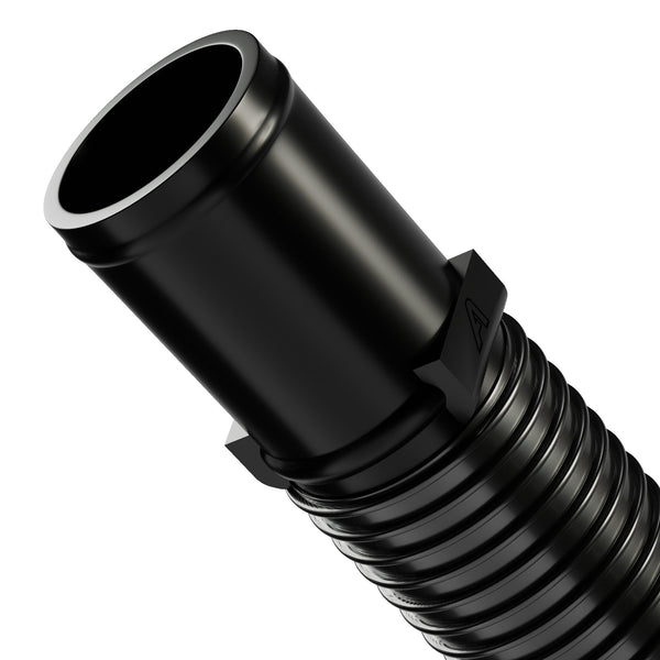 Plastic Straight Joiner For PVC Corrugated Hose Black