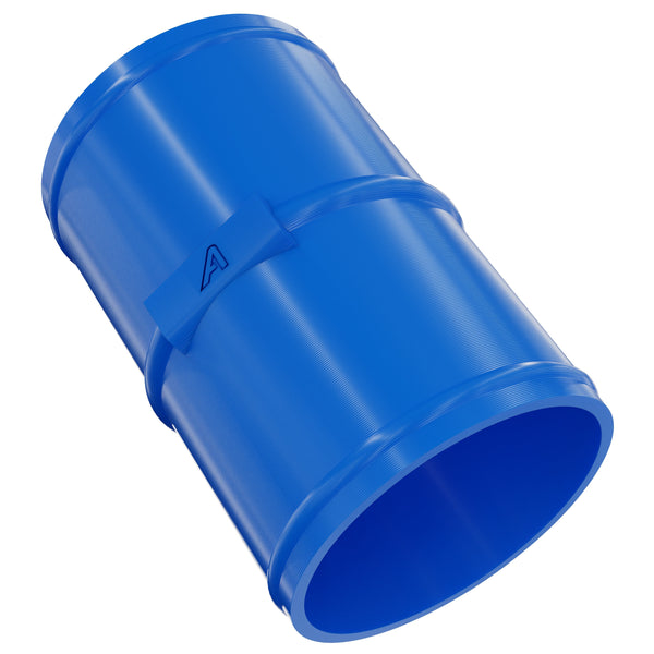 Plastic Straight Joiner For Polyurethane Ducting Blue