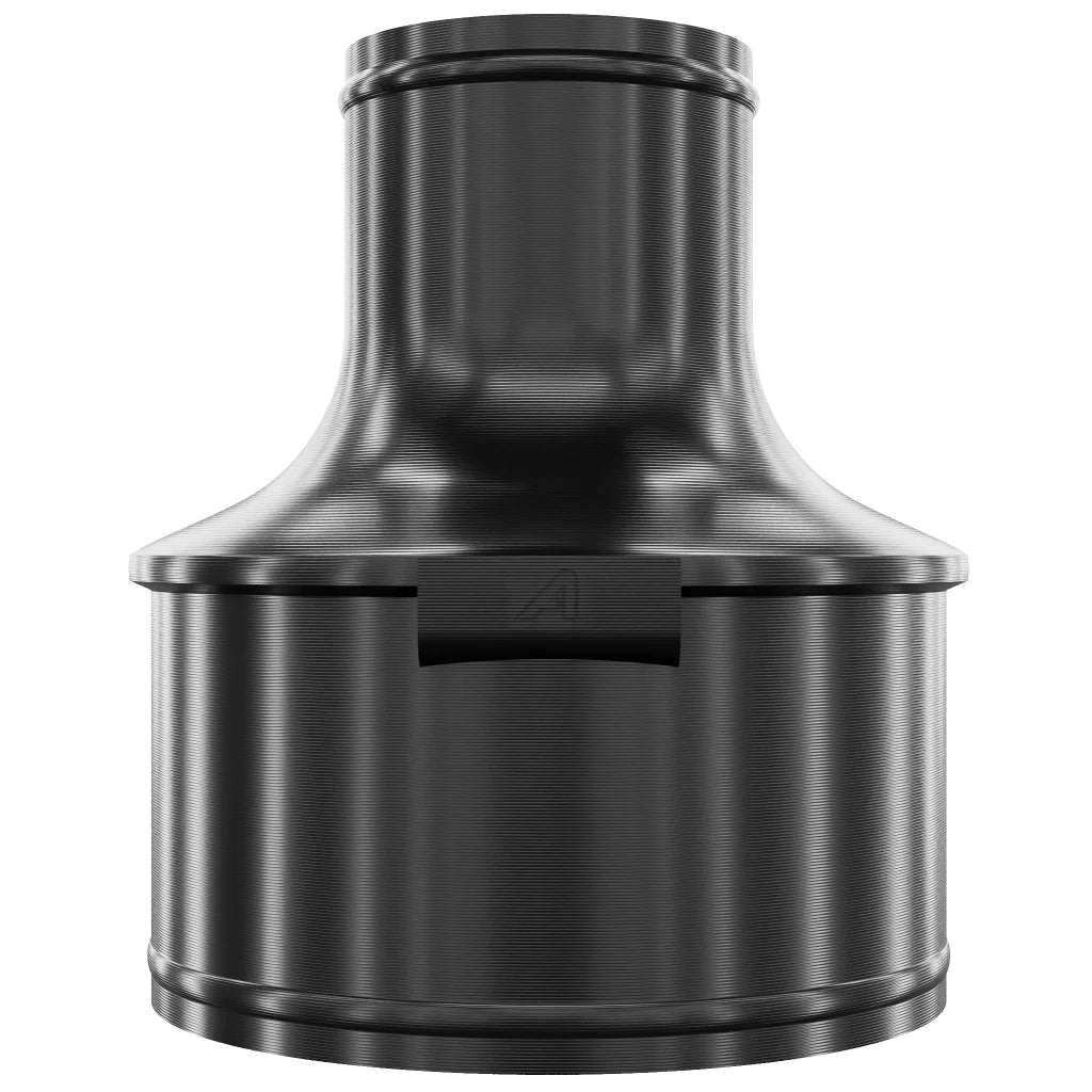 Plastic Straight Reducing Joiner For Polyurethane Ducting Black