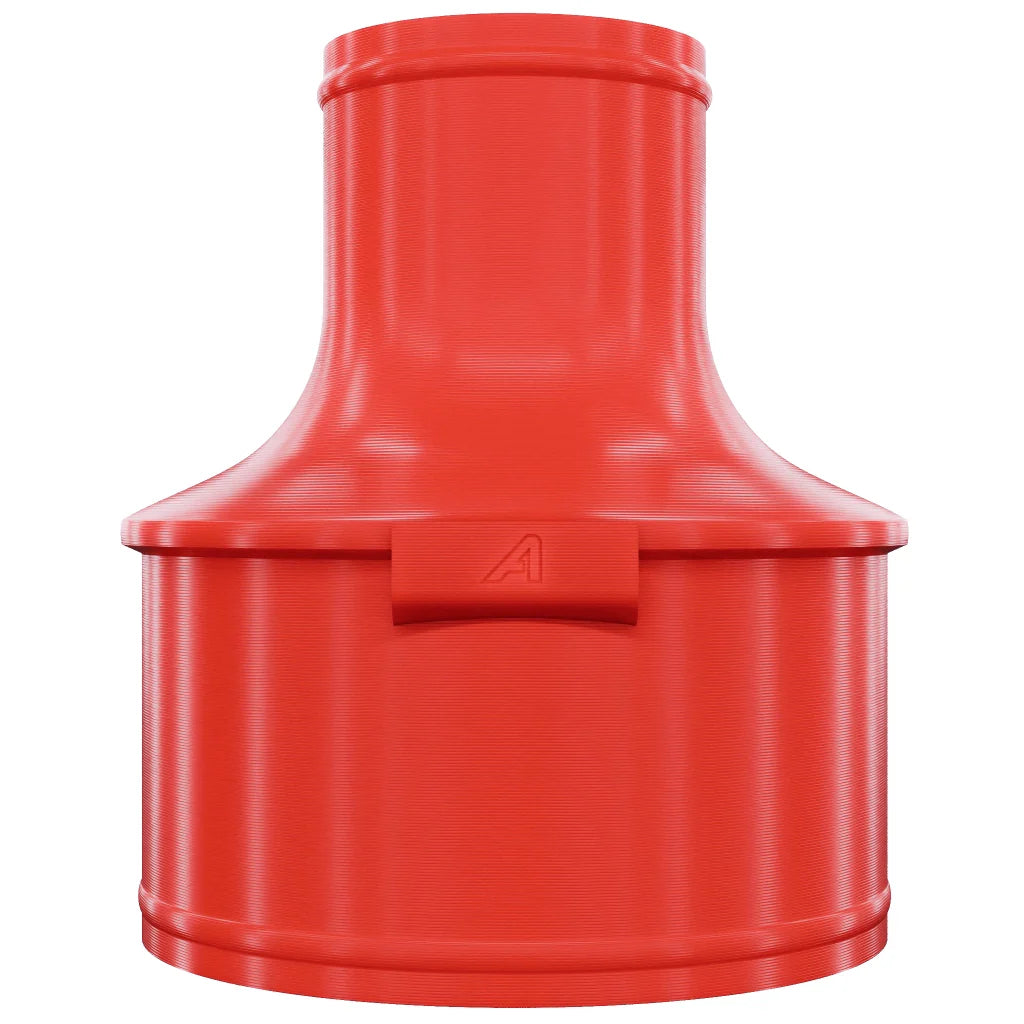 Plastic Straight Reducing Joiner For Polyurethane Ducting Red