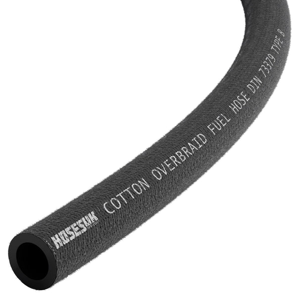 Rubber Cotton Overbraid Fuel Hose 12mm