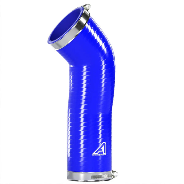 Silicone Resonator Turbo Intake Hose For Volvo Blue Yes (2 x Worm Drive Stainless Clips)