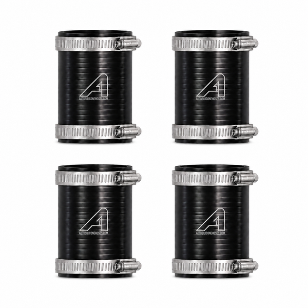 Silicone Intake Hoses For Range Rover 4.4 TDV8 L322, L405, L494 Black