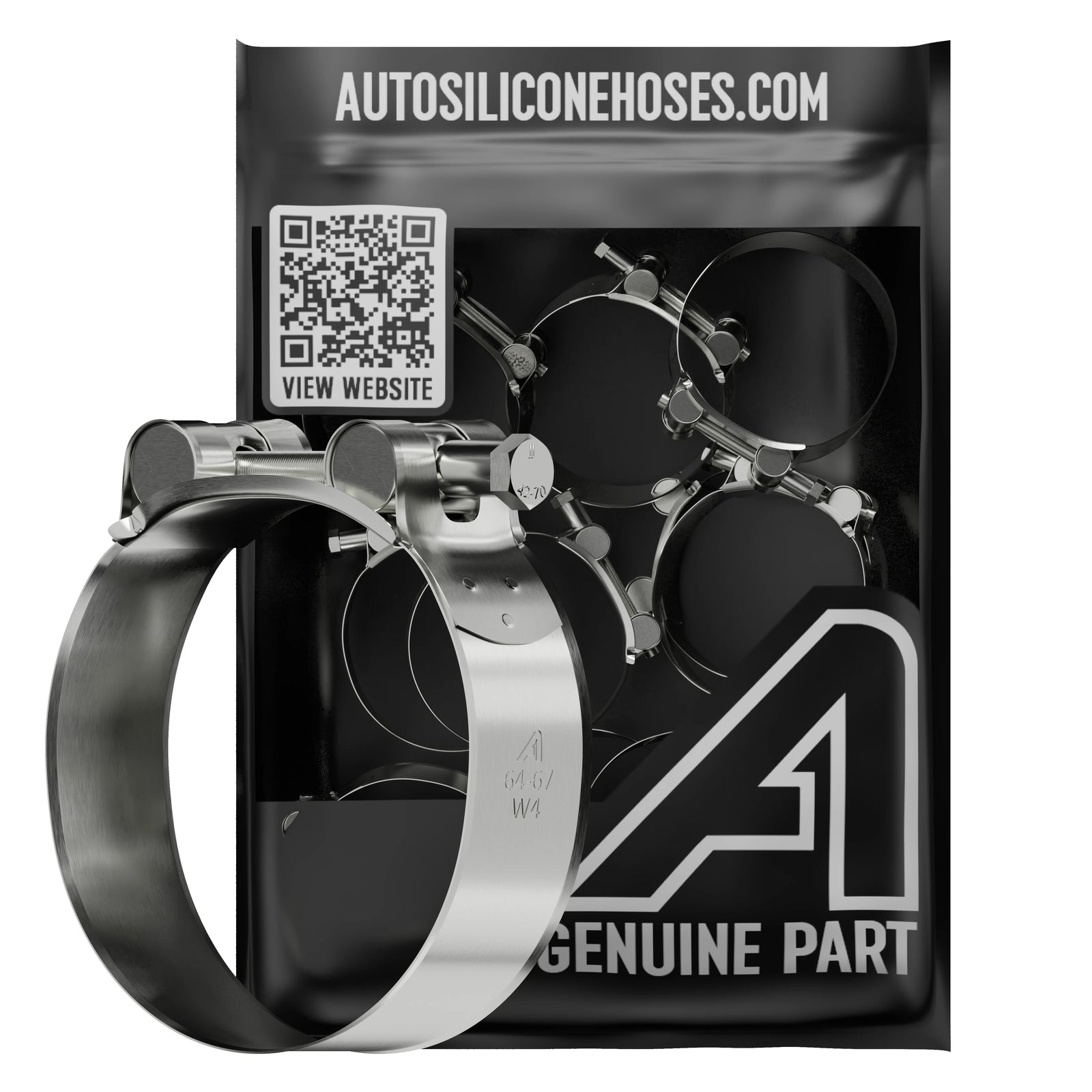 Assorted T-Bolt Hose Clamps W4 Stainless Steel